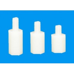 5.6mm x 16mm M3 Nylon Threaded Spacer