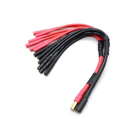 5.5mm Bullet to 6 X 4mm bullet Multistar ESC Power Cable