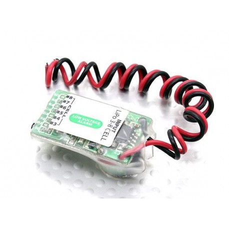 On-Board Lipoly Low Voltage Alarm 3s~8s