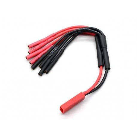 JST to 4 X 2mm Bullet Multistar ESC Quadcopter Power Cable