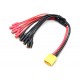 XT60 to 6 X 3.5mm bullet Multistar ESC Power Cable