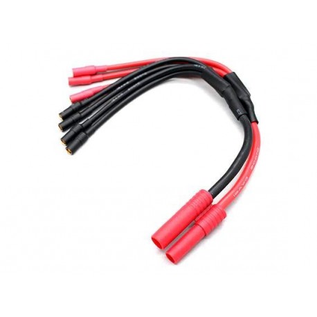 XT 4mm to 4 X 3.5mm bullet Multistar ESC Power Cable