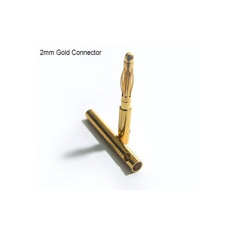 2mm Gold Connectors 