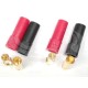 XT150 Connectors w/ 6mm Gold Connectors - Red & Black