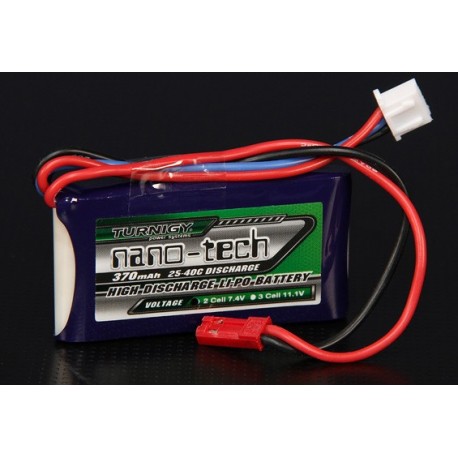 Turnigy nano-tech 370mah 2S 25~40C Lipo Pack