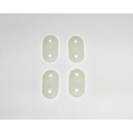Gear Plastic Plates 22x12mm