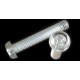 Transparent Screws Polycarbonate M4x30mm