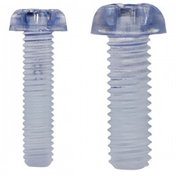 Transparent Screws polycarbonate M3x10mm