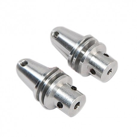 Prop adapter w/ Alu Cone 1/4x28-3.2mm shaft (Grub Screw Type)
