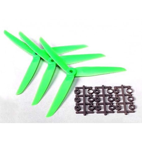 Three blade 7x3.5 propellers (Green)