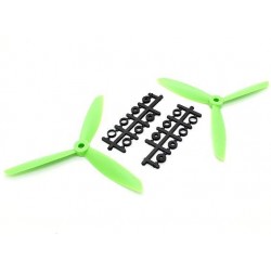 Counter Rotating Three Blade 6x4.5 Propeller (Green)