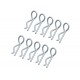 Body Clip D (10Pcs/Bag) - 110BS, A2003, A2027 and A2029