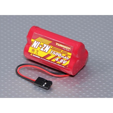 Ni-ZN 4.8V 1500mAh Receiver Pack