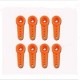 Futaba Servo Arms for 450 Size Helicopter - Orange (8pcs)