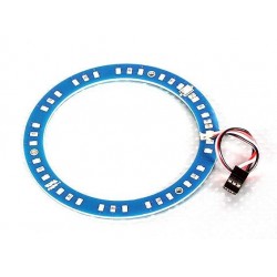 LED Ring 100mm White w/10 Selectable Modes