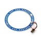 LED Ring 100mm Blue w/10 Selectable Modes
