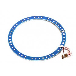 LED Ring 145mm Blue w/10 Selectable Modes