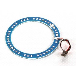 LED Ring 100mm Green w/10 Selectable Modes