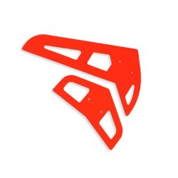 Neon Orange Fiberglass Horizontal/Vertical Fins Trex 450 