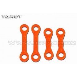 TAROT 450 Size Heli Ball Fixed Ball Linkage Rod Set - ORANGE