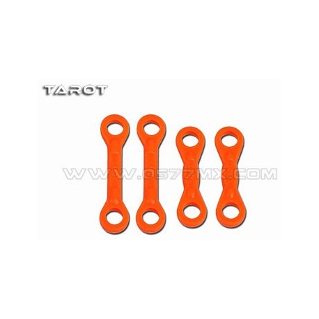 TAROT 450 Size Heli Ball Fixed Ball Linkage Rod Set - ORANGE