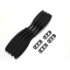 Carbon Mixed slow fly prop w/adapters 8045R SF