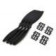 Carbon Mixed slow fly prop w/adapters 8038 SF