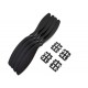 Carbon Mixed slow fly prop w/adapters 9047R SF