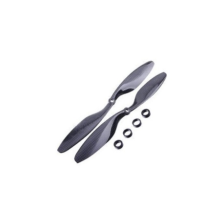 12x4.5" Carbon Fiber CW CCW Propellers (1Pair) 