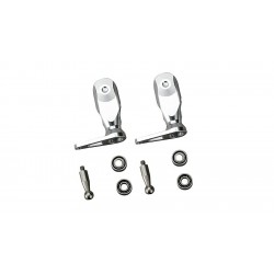 Eflite Aluminum Main Rotor Grips with Bearings: 130 X