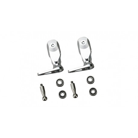 Eflite Aluminum Main Rotor Grips with Bearings: 130 X