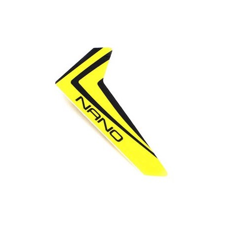 Eflite Yellow Vertical Fin with decal: nCP X 