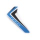 Eflite Blue Vertical Fin with decal: nCP X 