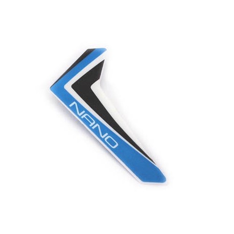 Eflite Blue Vertical Fin with decal: nCP X 