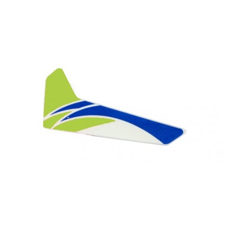 Eflite Green Vertical Fin with Decal: mCP X V1/2 