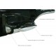 FUSUNO FiberGlass Airwolf RVS Fuselage T-REX450 /BLACK/LIGHTING