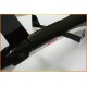 FUSUNO FiberGlass Airwolf RVS Fuselage T-REX450 /BLACK/LIGHTING
