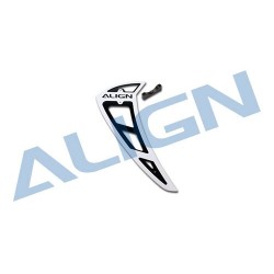 Align 800E PRO Vertical Stabilizer- White T-REX 700E/700N/800E