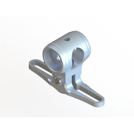 LX0464 - MCPX BL - Precision Aluminum Center Hub - Silver