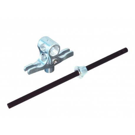 NANO CPX - Head Center Hub Silver with Lynx Carbon Main Shaft