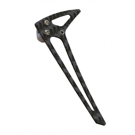 NANO CPX - Carbon Fiber 3D Vertical Fin - Silver