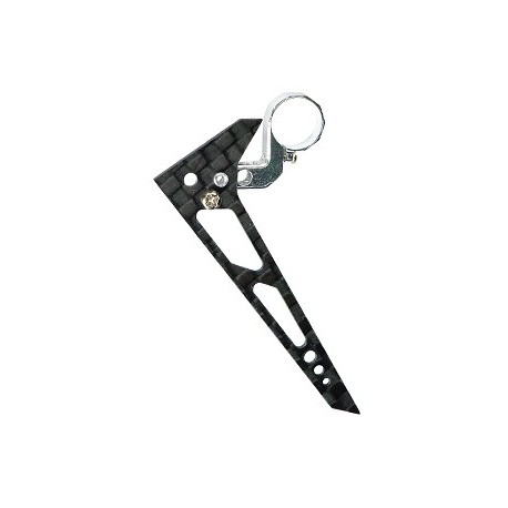 Aluminum Tail Motor Mount w/ Vertical Fin set - BLADE MSRX
