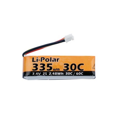 Li-Polar 7,4V 2S1P 335mAh 30C