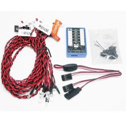 12 LED Car Flashing Light System for 1:10 Drift / Touring RC Car