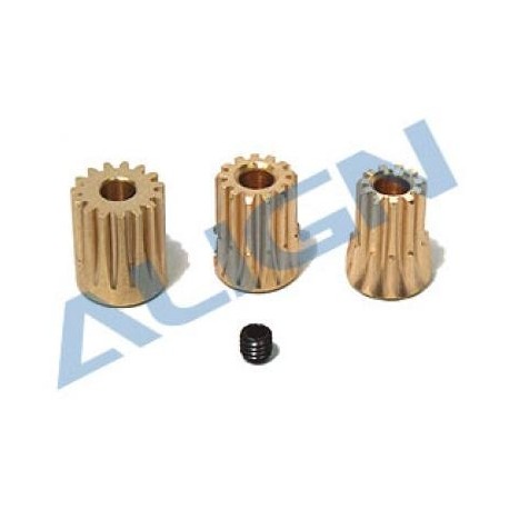 Align Motor Main Gear Pinion (9+10+11T) 2.3mm Shaft - HZ020