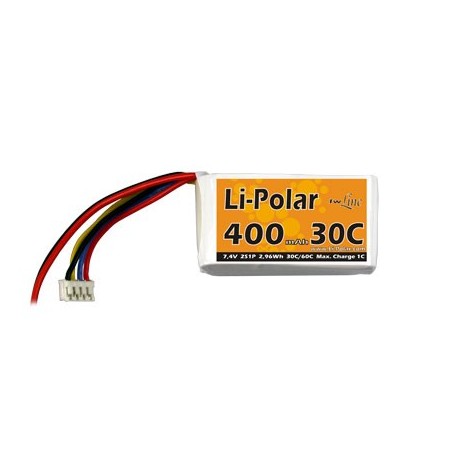 Li-Polar 7,4V 2S1P 400mAh 30C