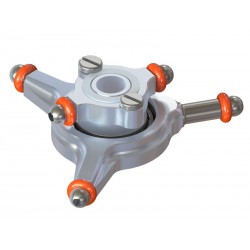 TREX 150 - Ultra Swash Plate - Silver - LX0924