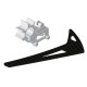 TREX 150 - Cooled Tail Motor Support - Silver - LX0928