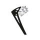 TREX 150 - Cooled Tail Motor Support - Silver - LX0928