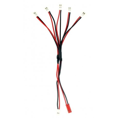 Charging harness for Walkera style batteries 5 pcs of 1S